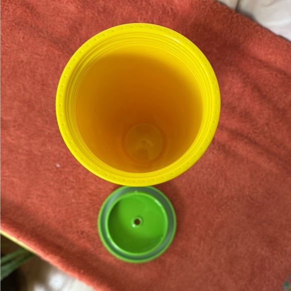 Starbucks 2014 Pineapple Cold Cup Tumbler Venti 24 oz Green Lid No Straw - Picture 4 of 4